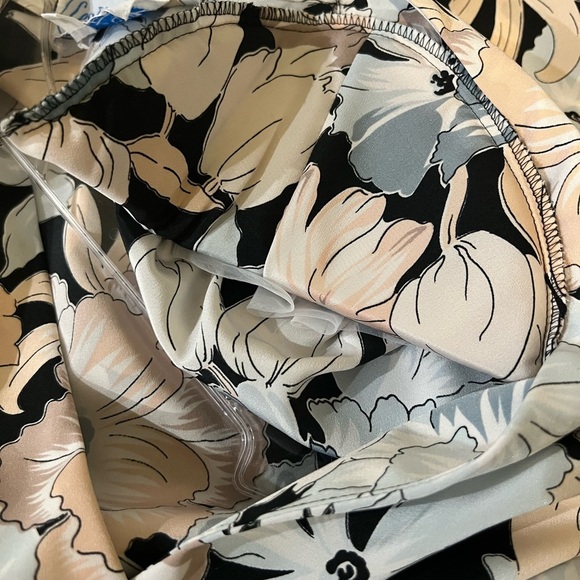 Vintage 1980’s Leslie Fay Floral Secretary Dress with Original Belt  Size 14 - Picture 8 of 8